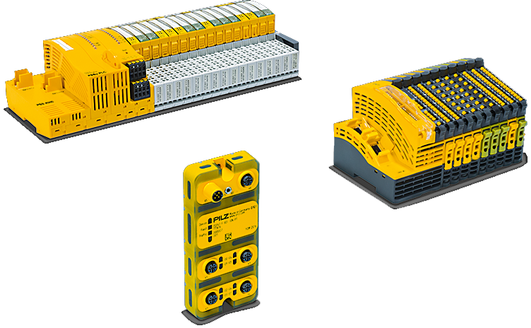 Pilz safety automation components for industrial machinery, supplied by Northwest Automation Products