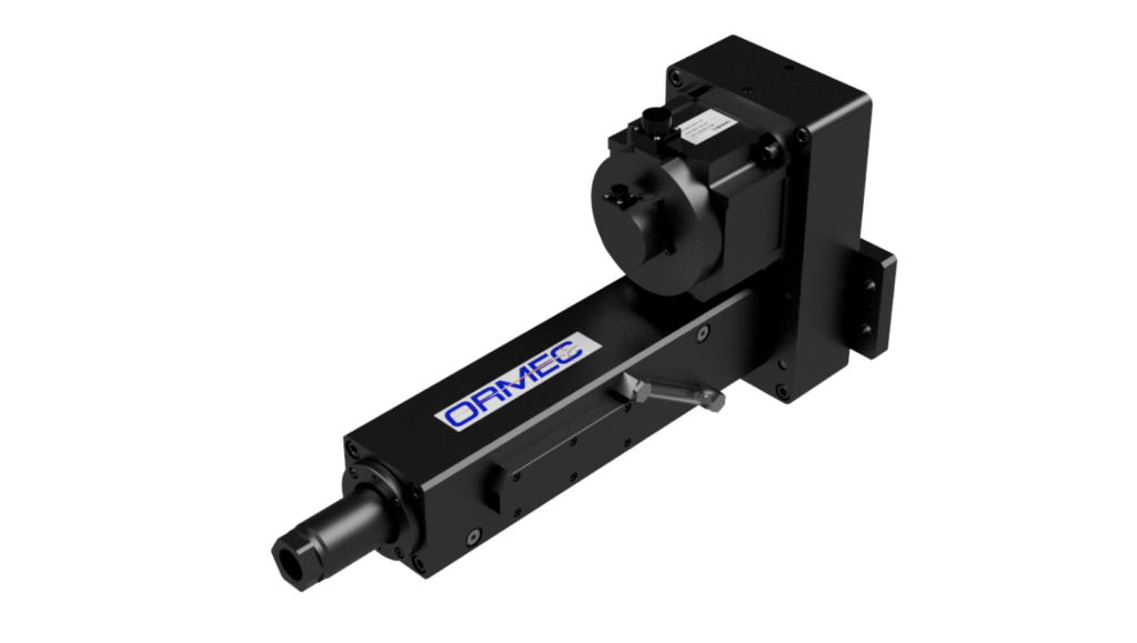 ORMEC motion control system with servo drives, controllers, and HMIs for industrial automation