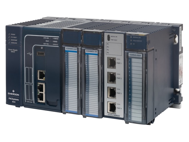 Emerson industrial control system installed by Northwest Automation for optimized automation performance