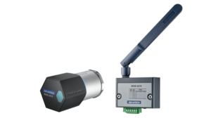 Smart IoT sensor module connected to cloud-based industrial monitoring system