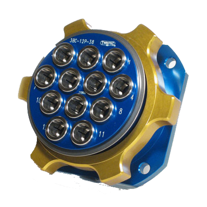 Twintec precision multi-tube connectors for pneumatic and air hose applications, distributed by Northwest Automation